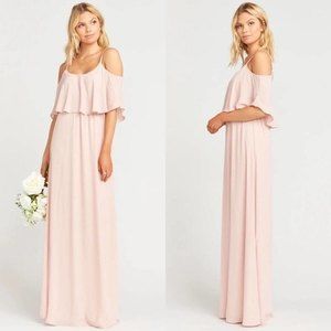 NEW Show Me Your Mumu Caitlin Ruffle Maxi Dress M